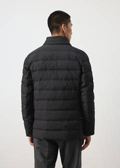 Water-repellent padded anorak — Black 3