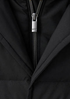 Water-repellent padded anorak — Black 9