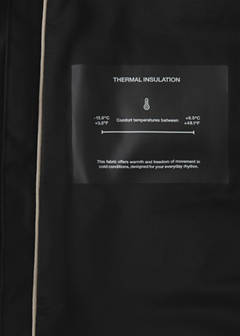 Water-repellent padded anorak — Black 10