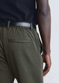 Slim-fit thermoregulating wool-blend trousers — Khaki 6