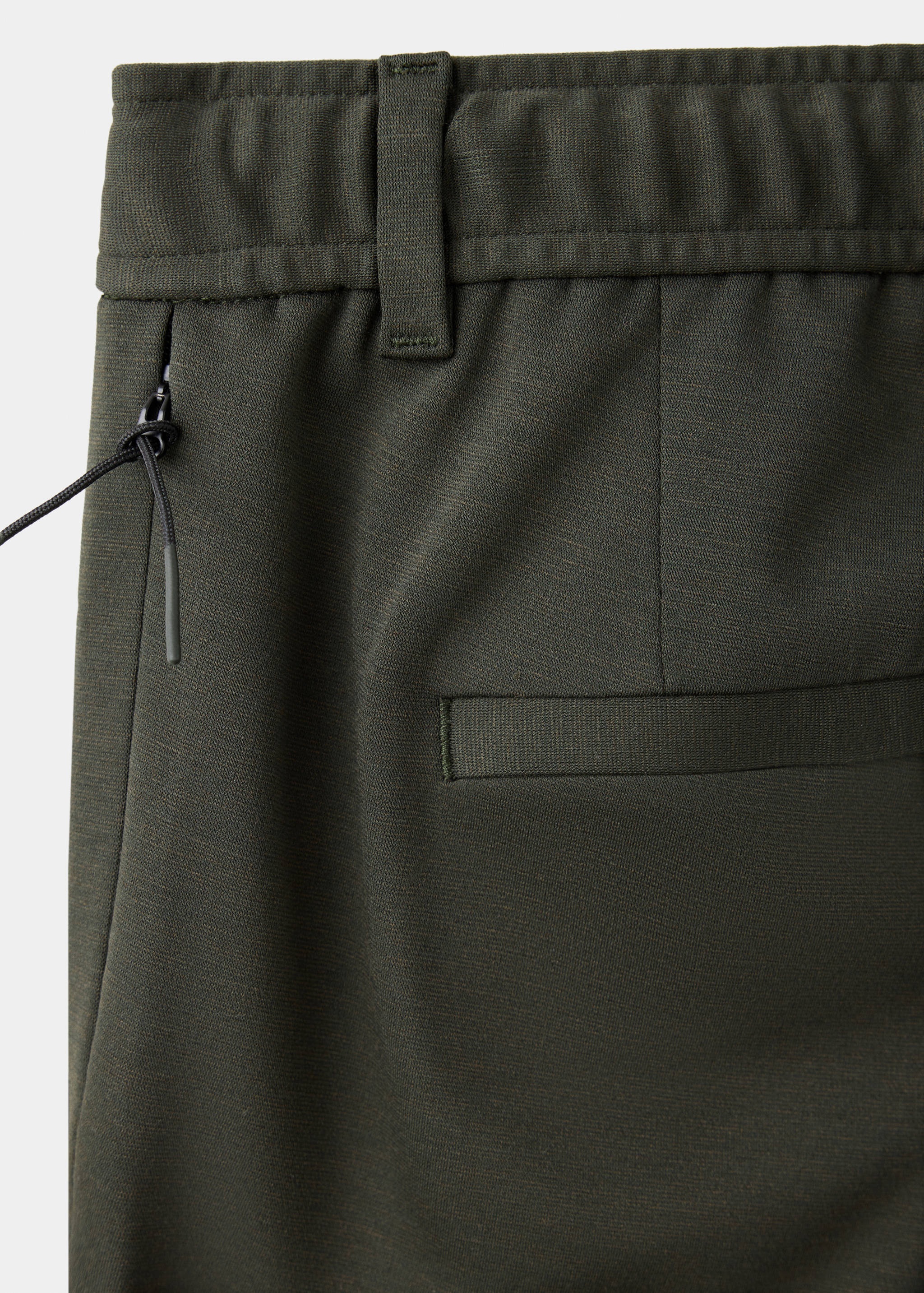 Pantalon slim fit en mélange de laine thermorégulant - Détail de l'article 0