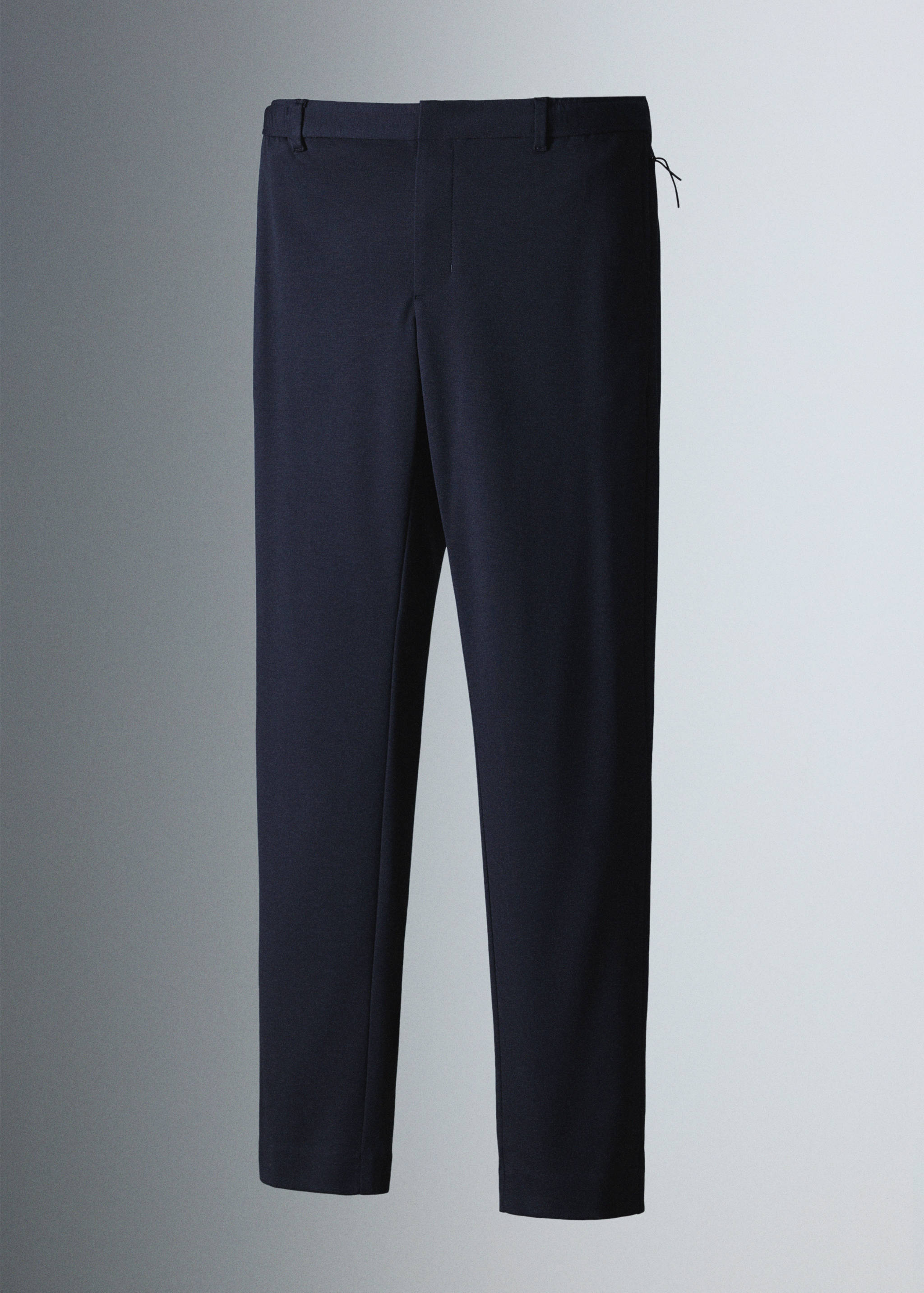 Slim-fit thermoregulating wool-blend trousers - Details of the article 5