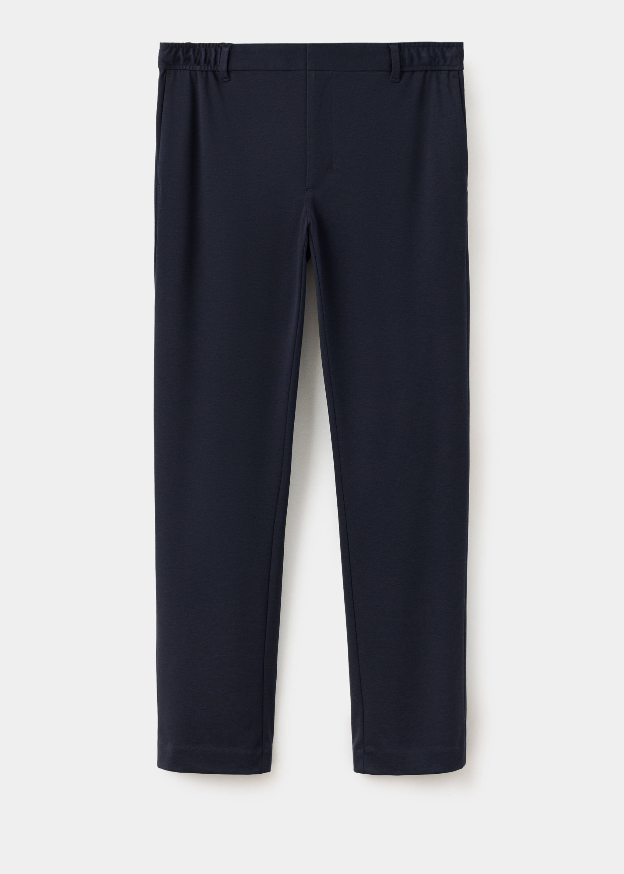 Pantalon slim fit en mélange de laine thermorégulant - Article sans modèle
