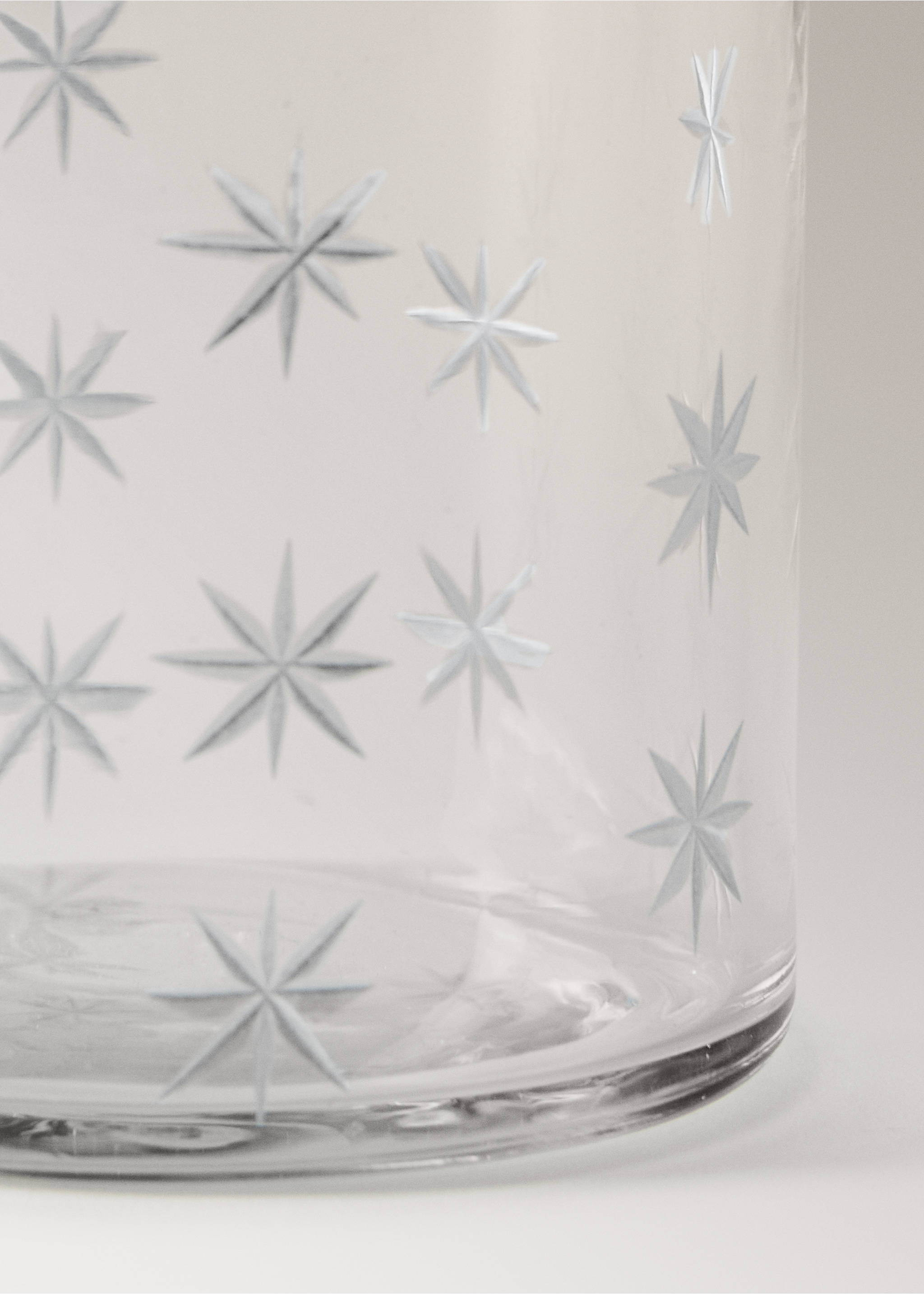 Glaswindlicht mit Relief - Detail des Artikels 2, Silber. Ref: 37007896-00.