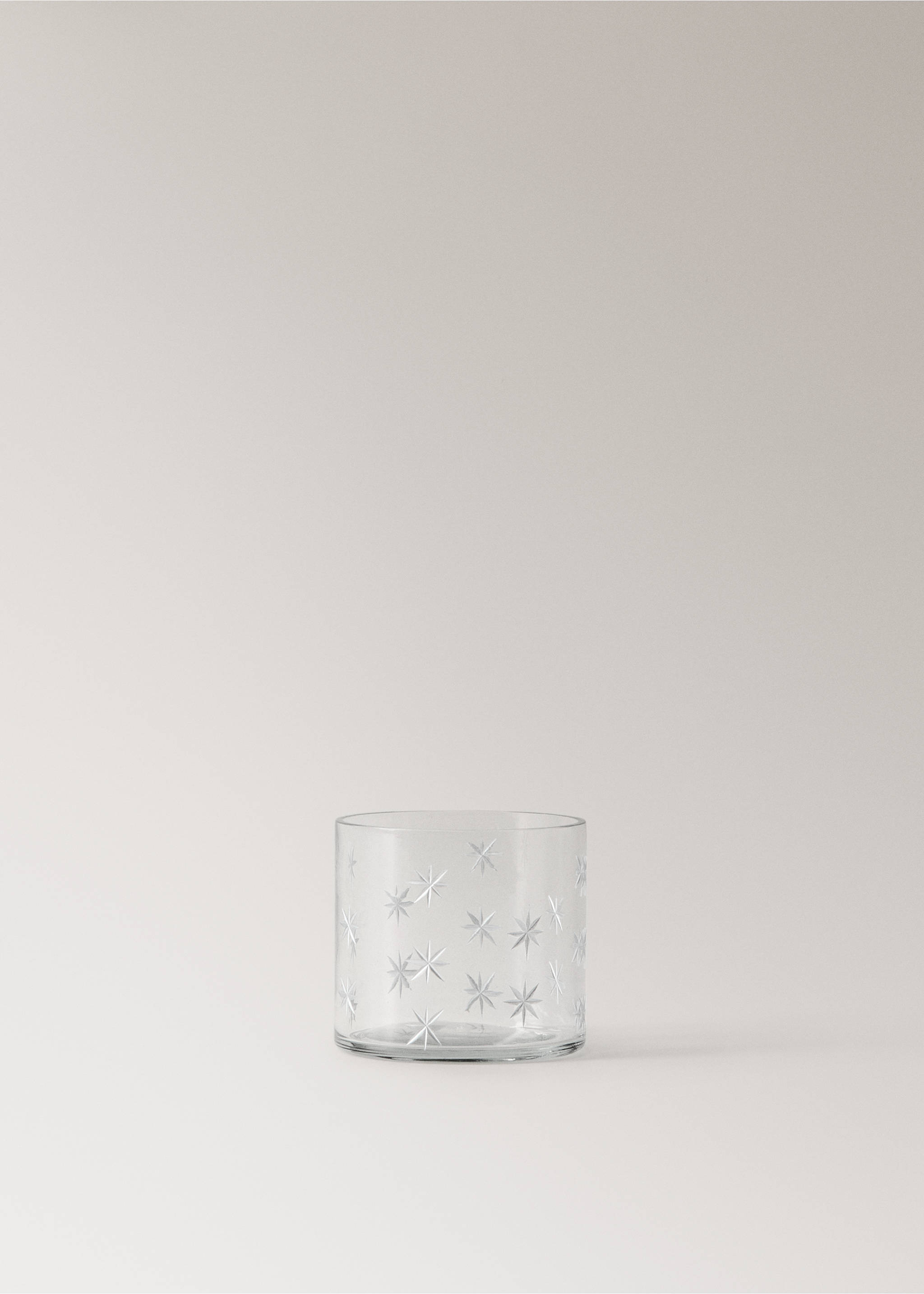 Glaswindlicht mit Relief - Artikel ohne Model, Silber. Ref: 37007896-00.