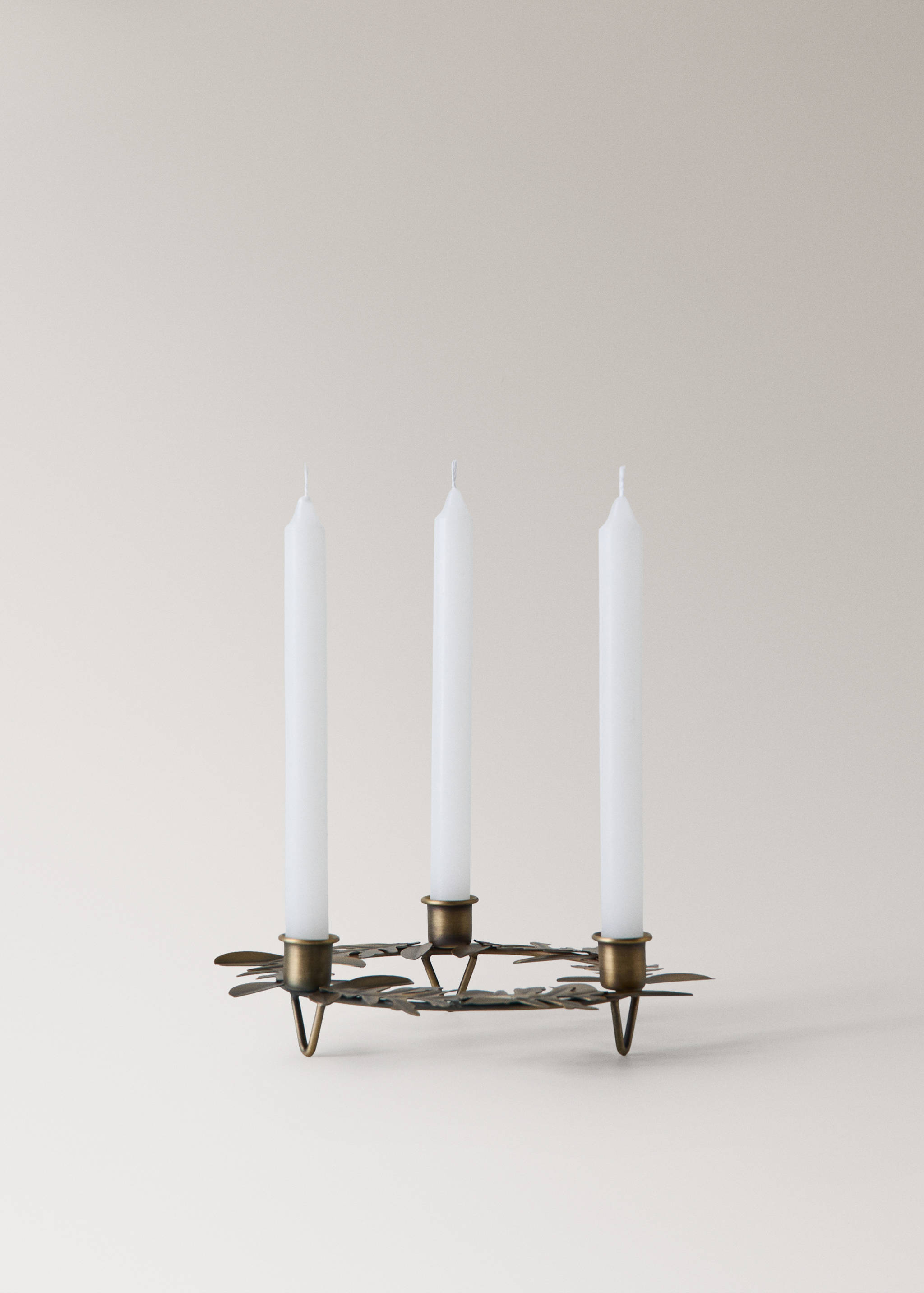 Ljushållare i järn med löv - Artikel utan modell