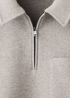 Regular fit sweatshirt with pocket — Light/Pastel Grey 7