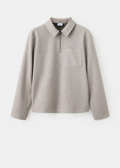 Regular fit sweatshirt with pocket — Light/Pastel Grey 6