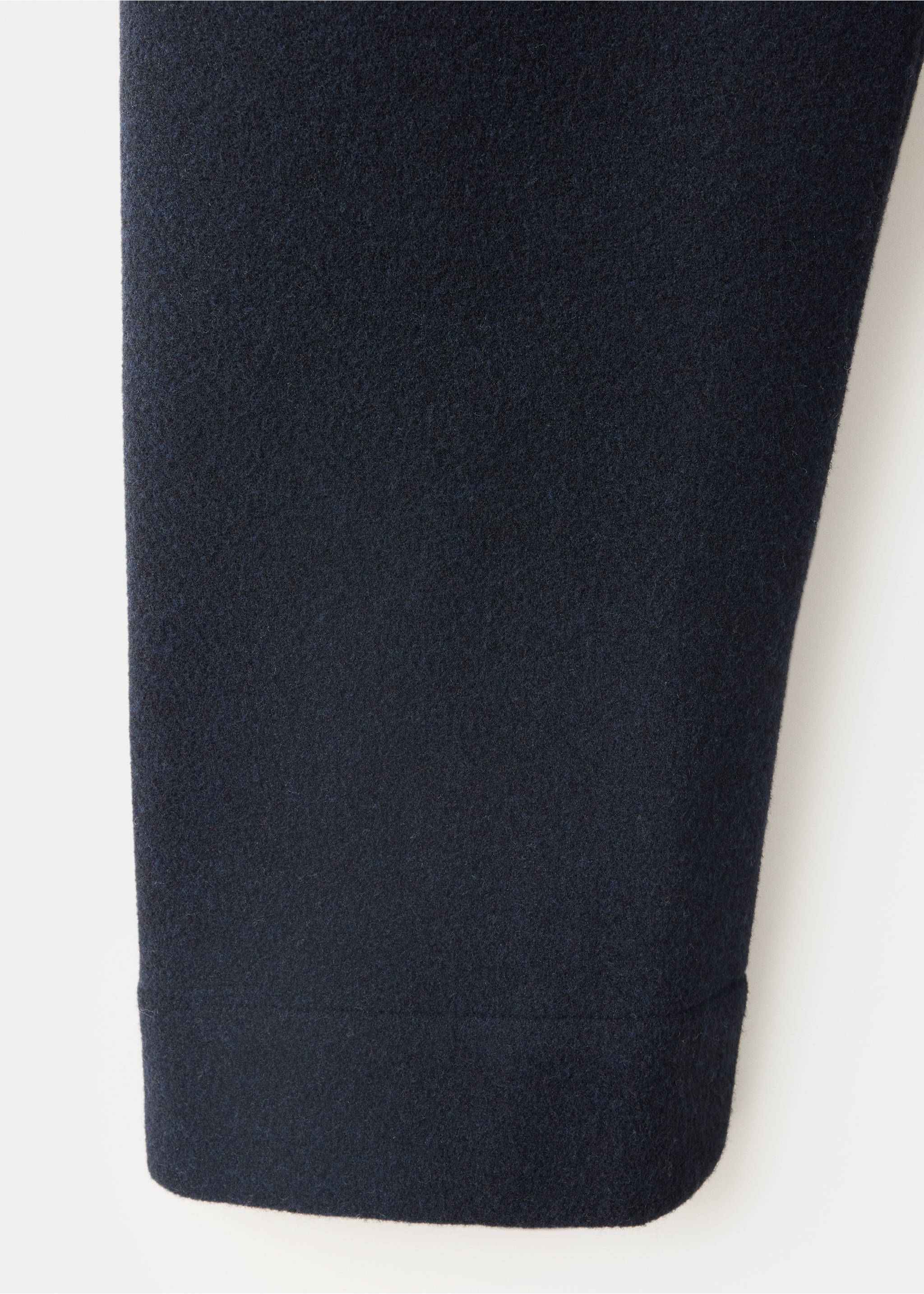 Zip-up cloth jacket - Details of the article 0, Navy. Ref: 37007919-00.