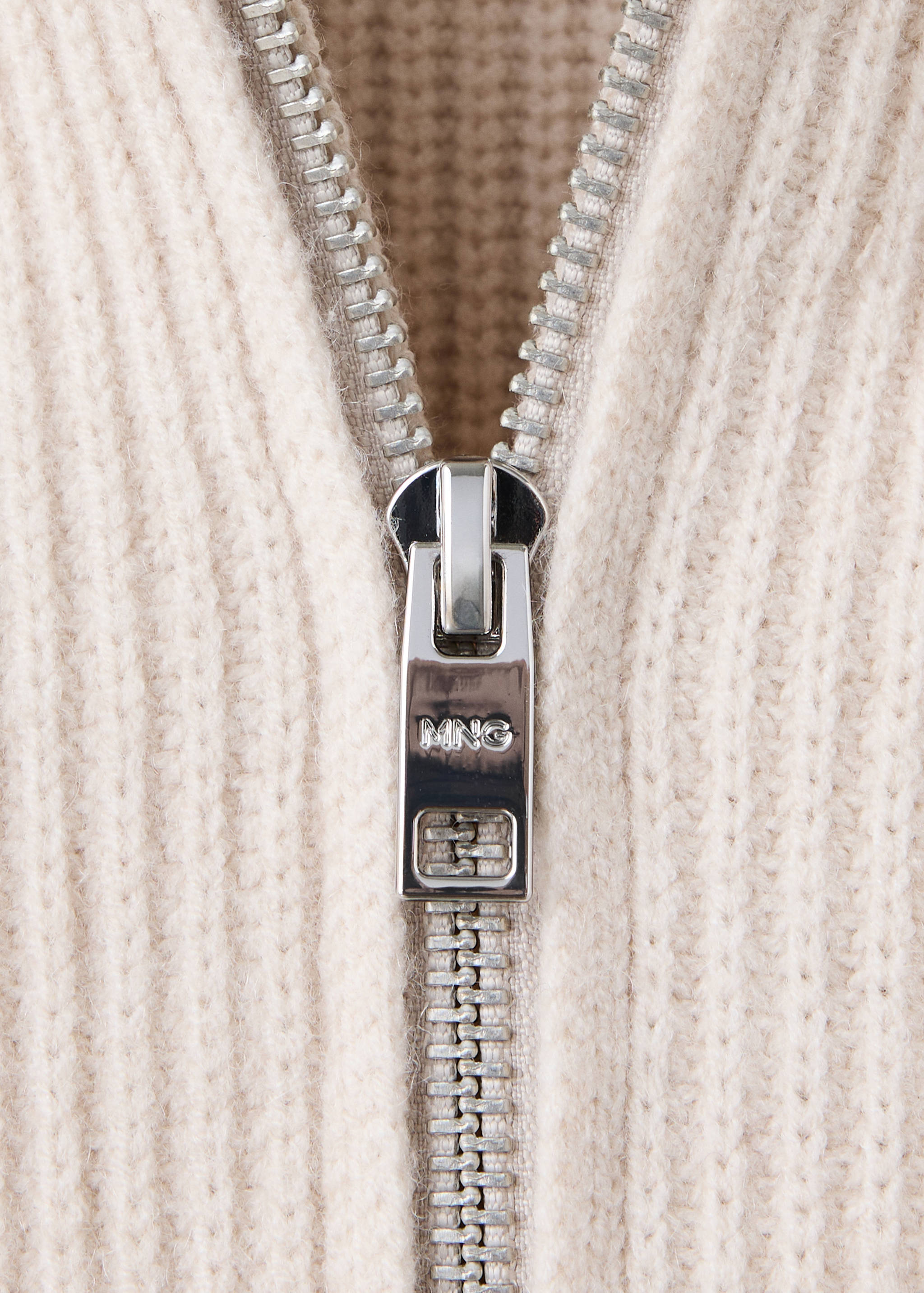 سترة مضلعة بسحاب - تفاصيل المنتج 8