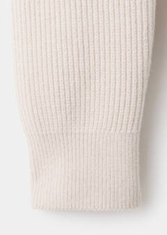 Ribbed sweater with zip — Ice Grey 10