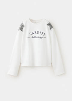 T-shirt with print details — Off White 1