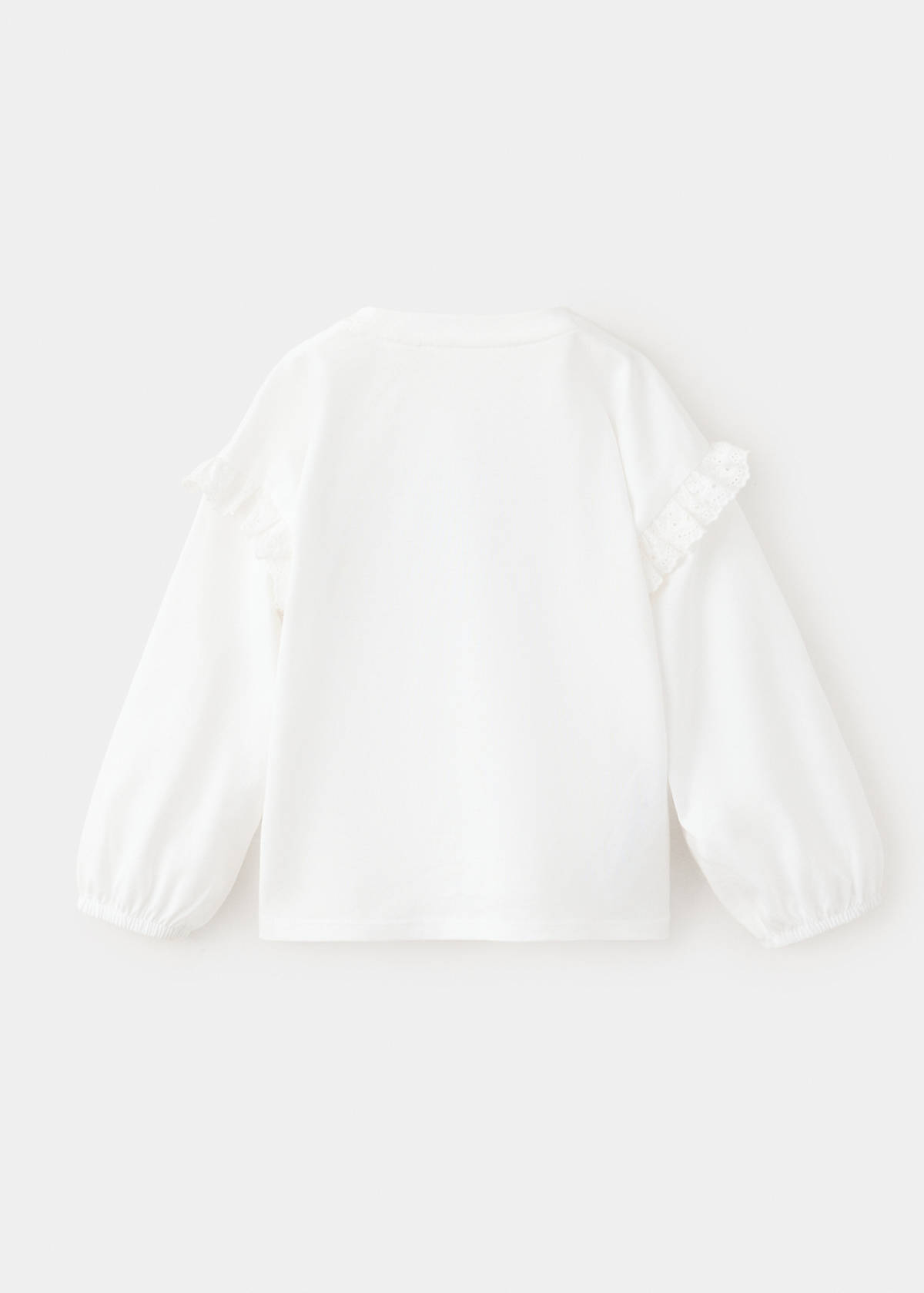 T-shirt with embroidered detail — Off White