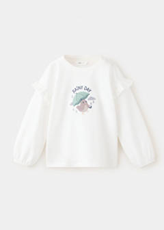 T-shirt with embroidered detail — Off White 1