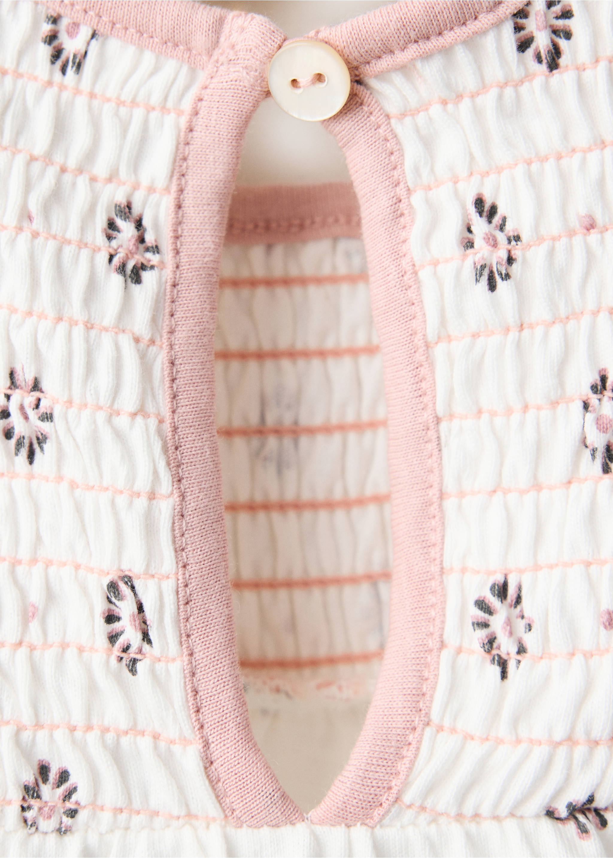 Floral-print pyjamas - Details of the article 8, Off White. Ref: 37007932-00.