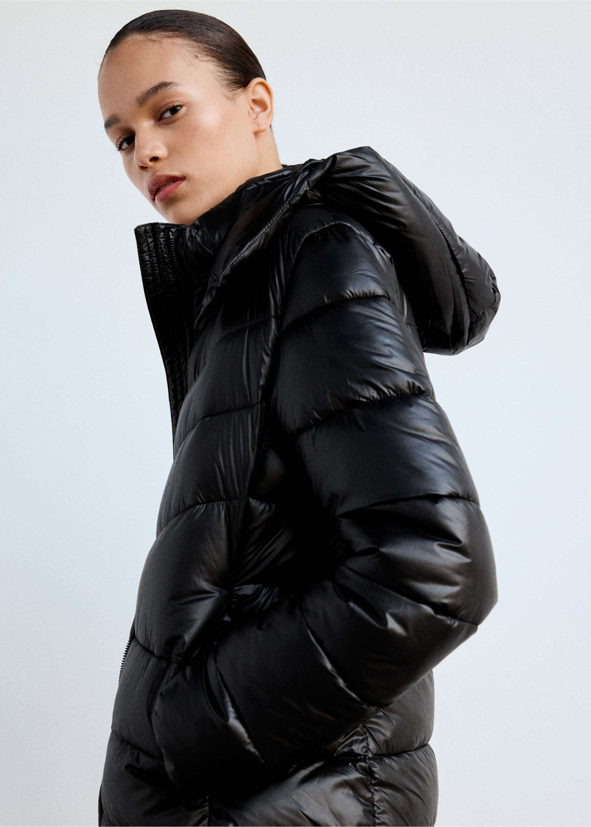 Anorak bego - Details of the article 1, Black. Ref: 37008269-00.