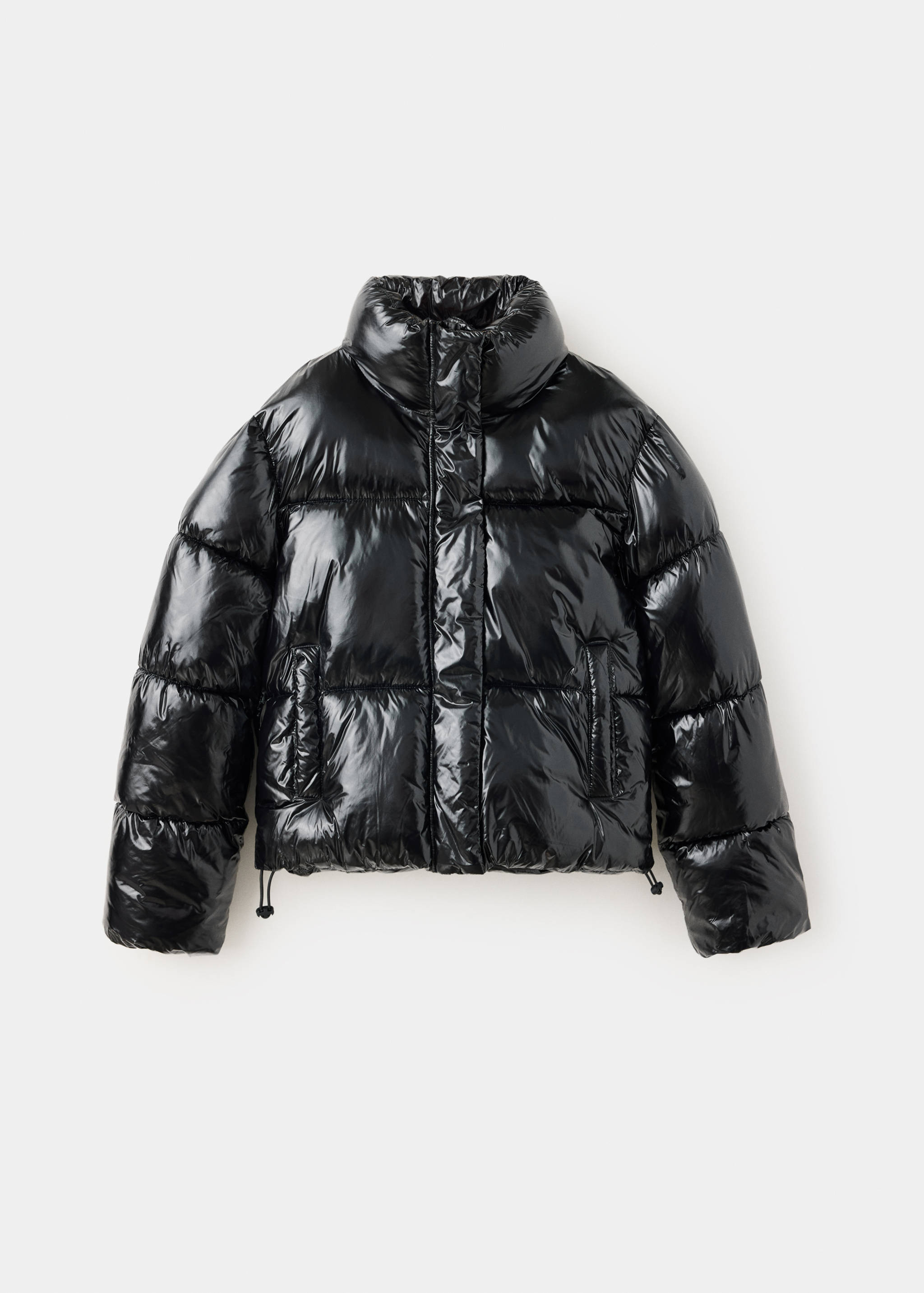 Shiny quilted anorak - Article without model
