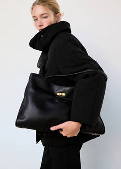 Padded anorak with funnel neck — Black 9