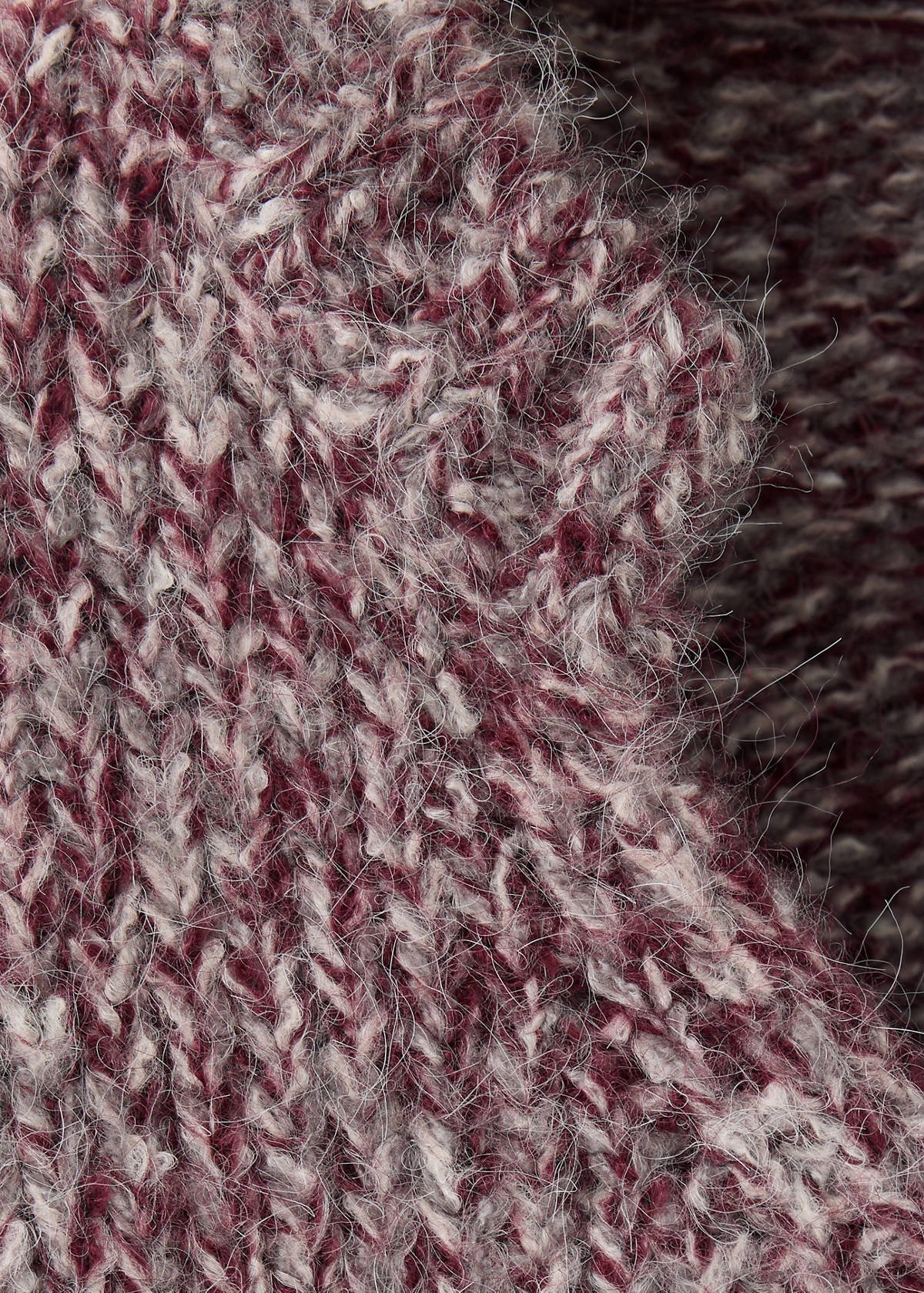 Marl wool blend jumper — Pink
