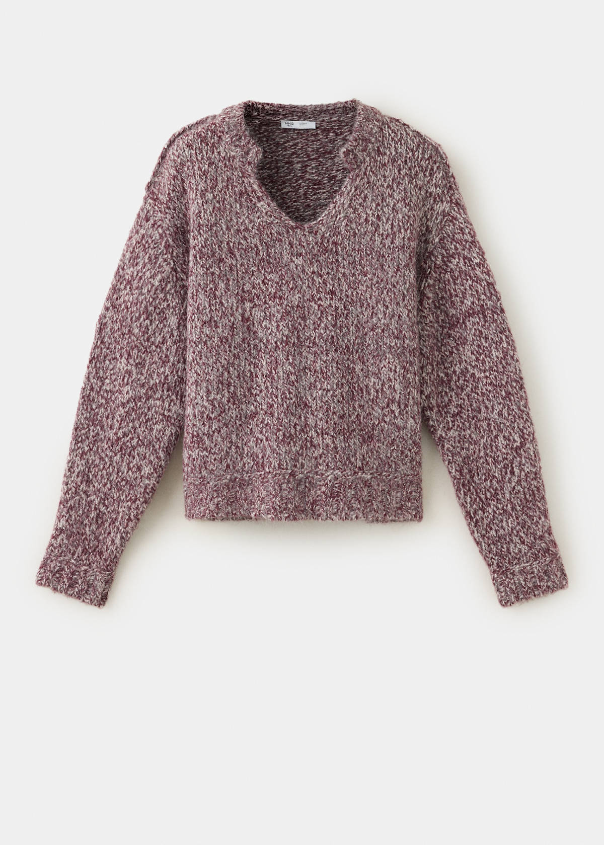 Marl wool blend jumper — Pink