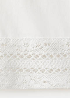 T-shirt with lace trim — Off White 7
