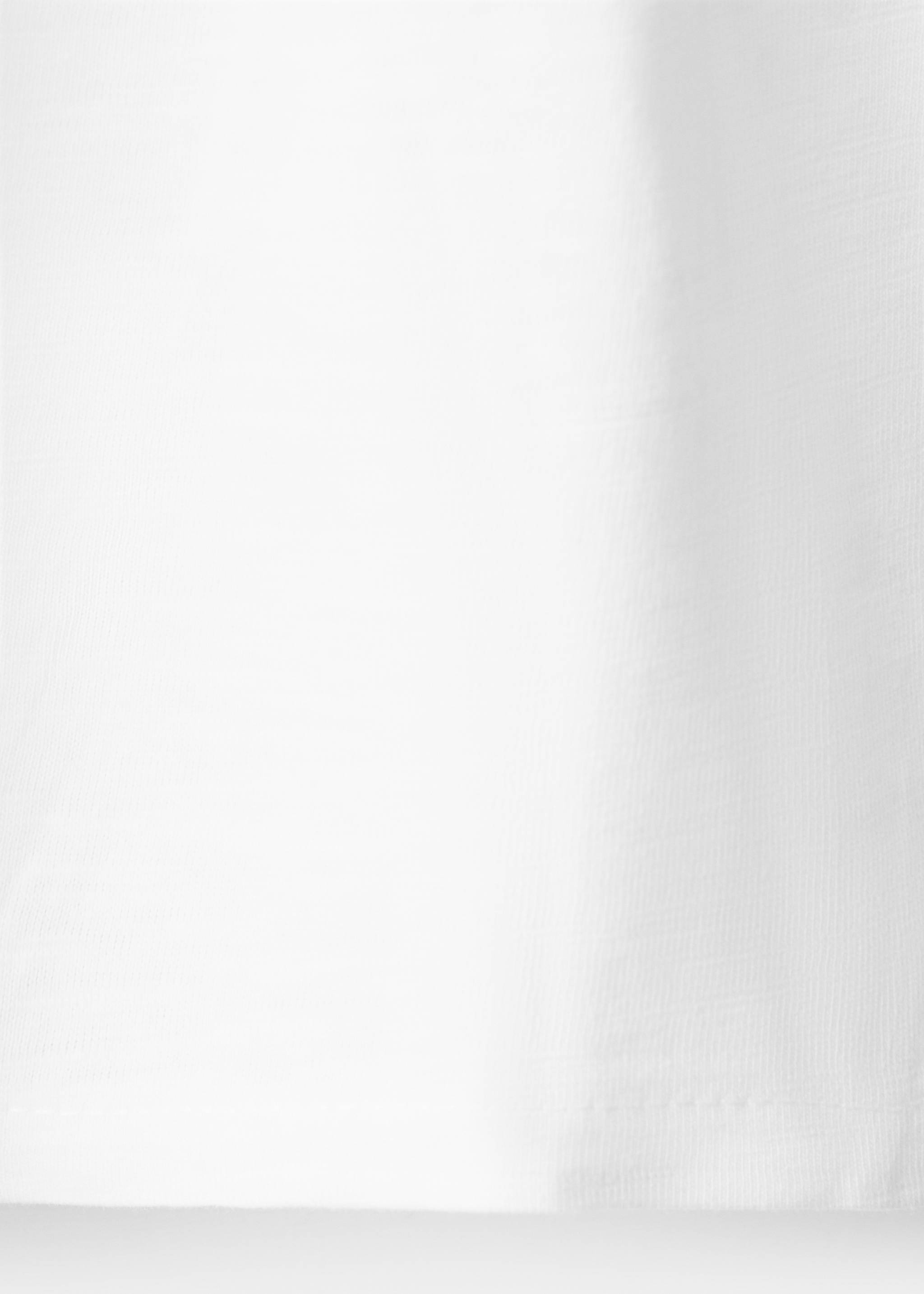 V-neck ruched T-shirt - Details of the article 0