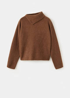 Turtle neck sweater — Caramel 3