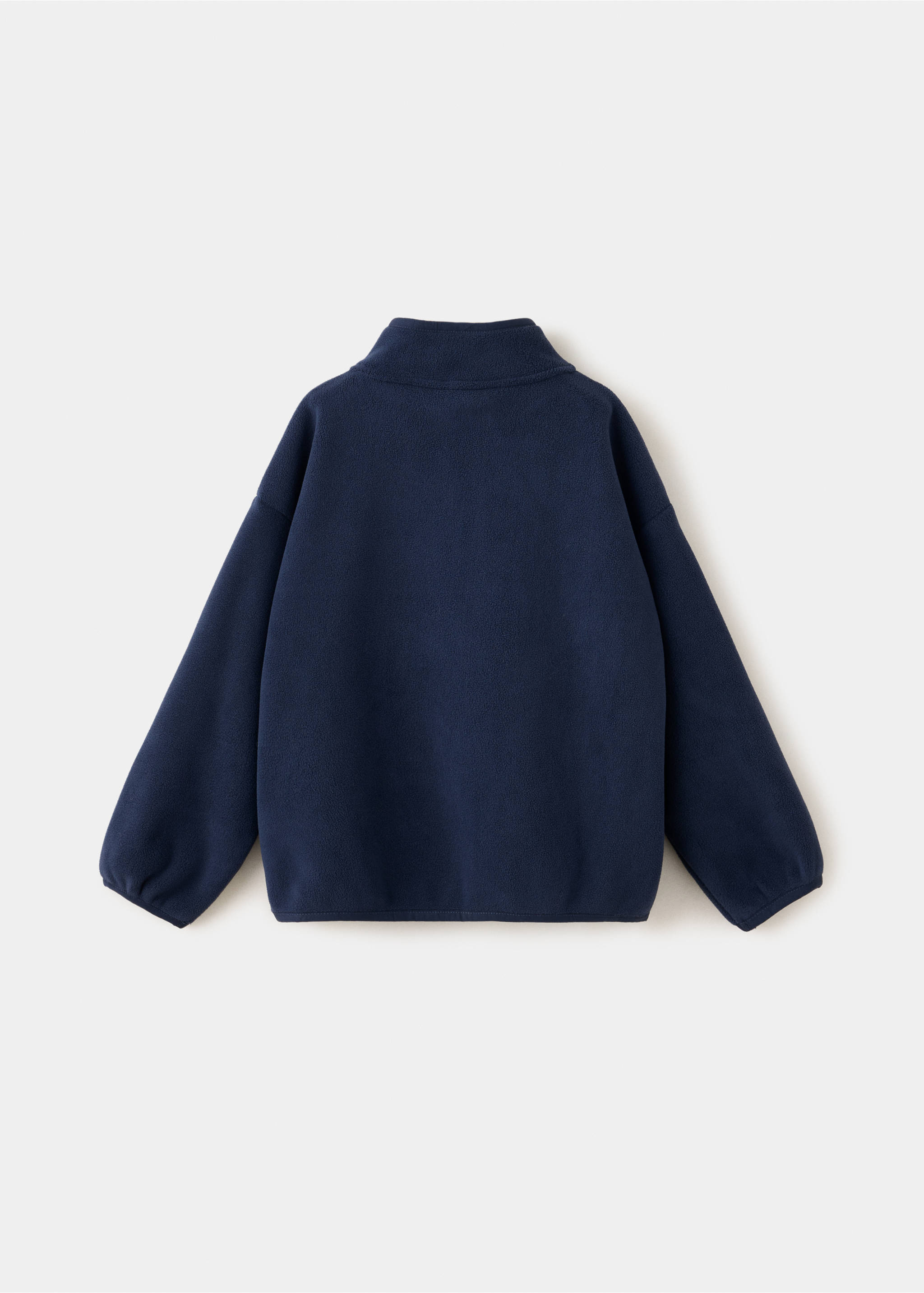 Navy blue sweatshirt with a high neckline, shown from the back., Russet. Ref: 37008637-00.