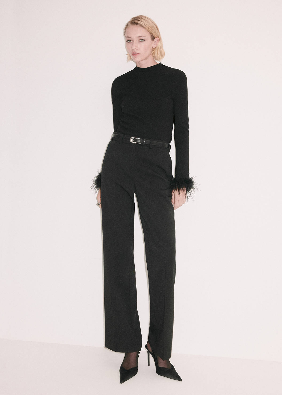 Jumper with cuff detail