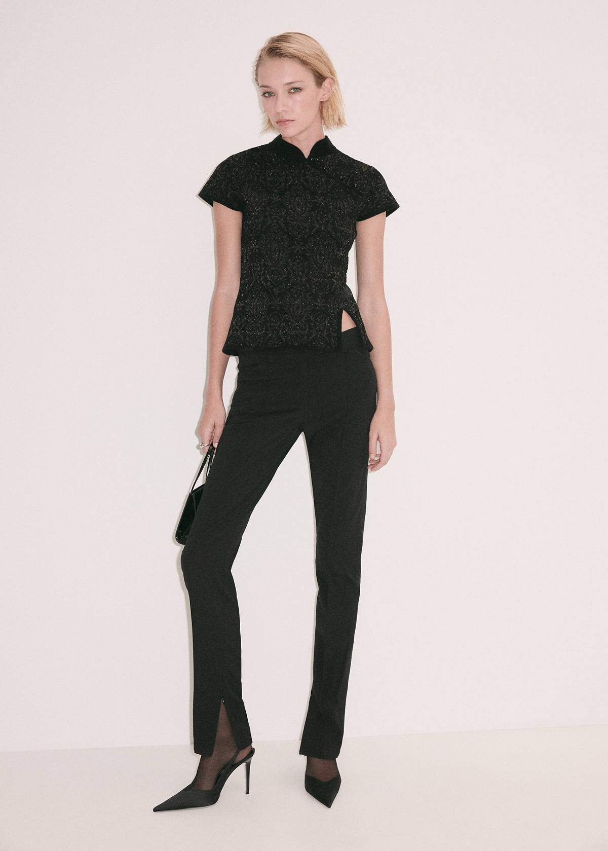 Short-sleeve printed jersey