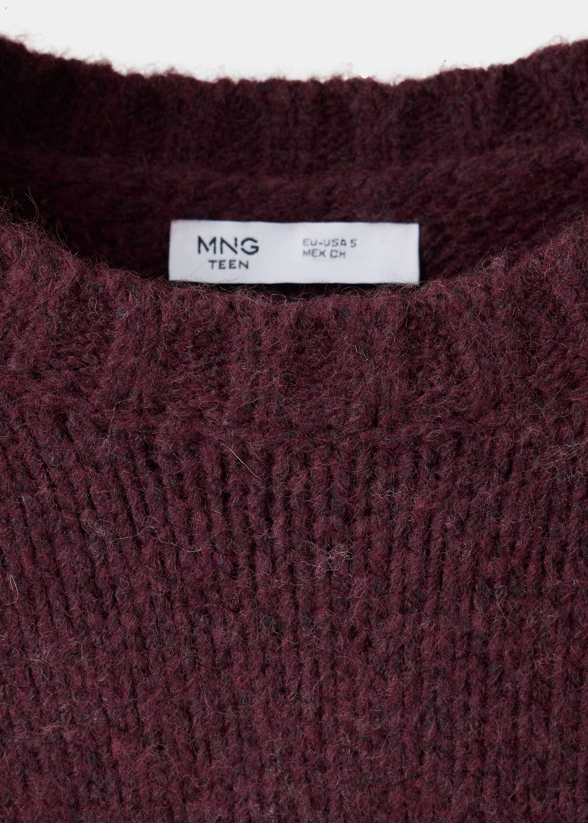 Straight tricolour jumper — Pink