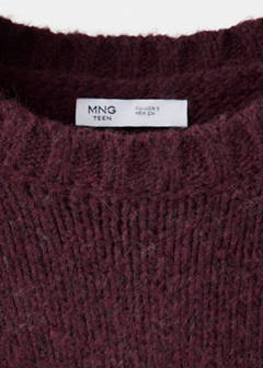 Straight tricolour jumper — Pink 2