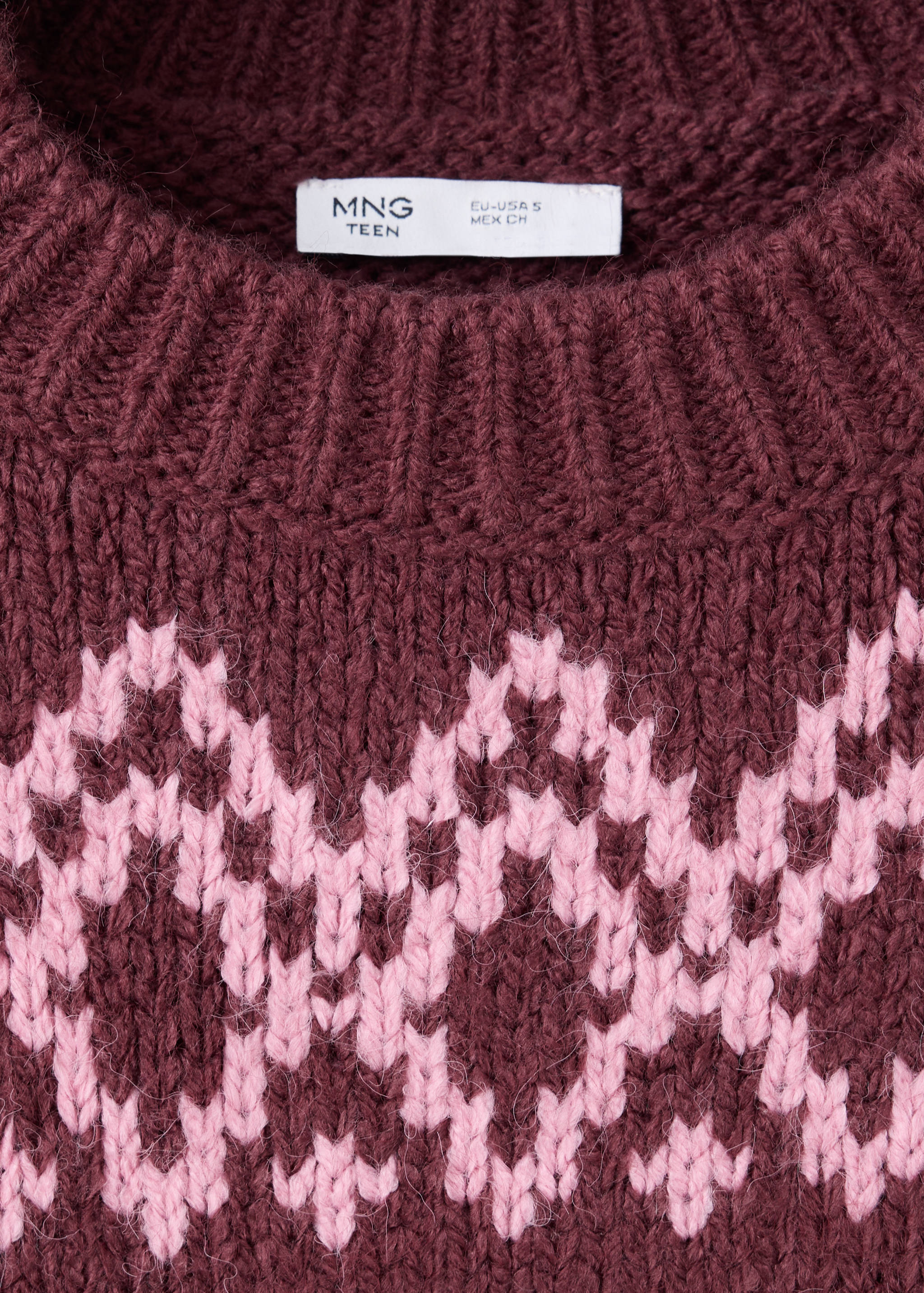 Pull-over motifs col rond - Détail de l'article 8