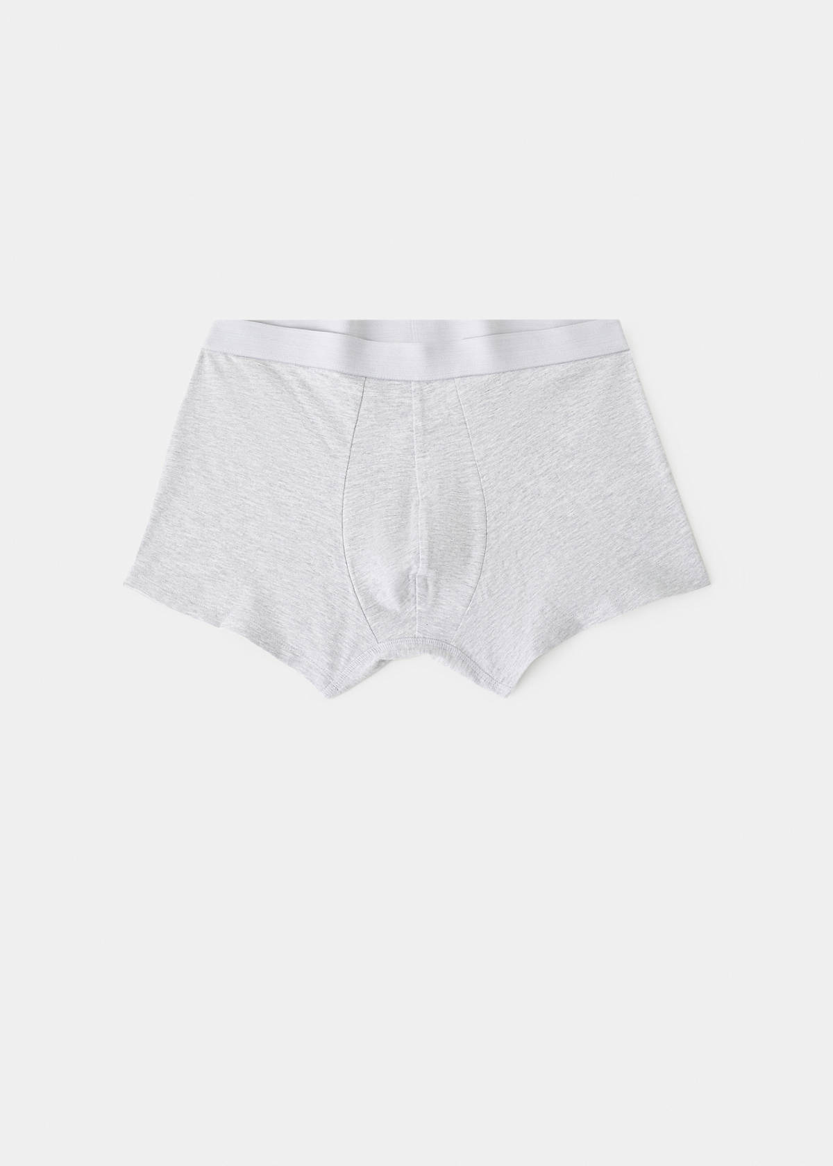 Pack of 3 cotton combination briefs — Grey