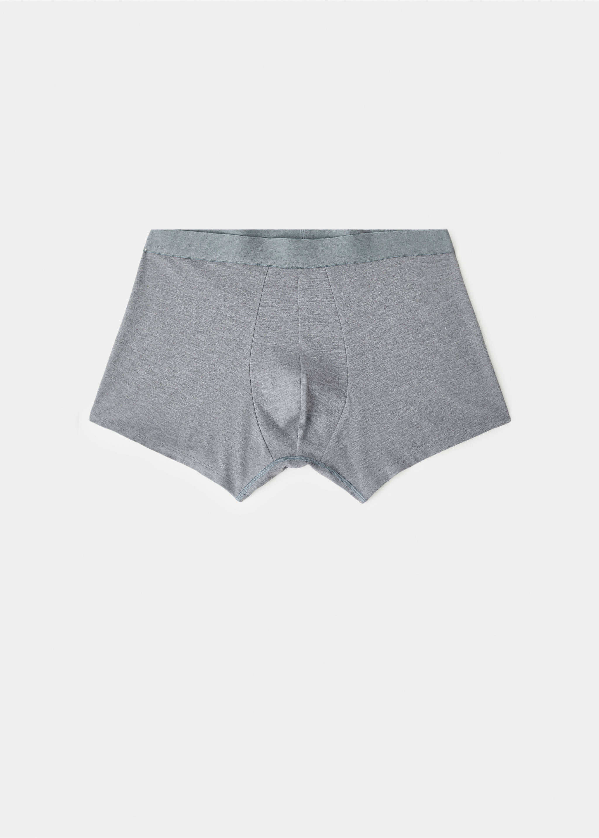 Pack of 3 cotton combination briefs - Details of the article 8, Grey. Ref: 37009808-00.