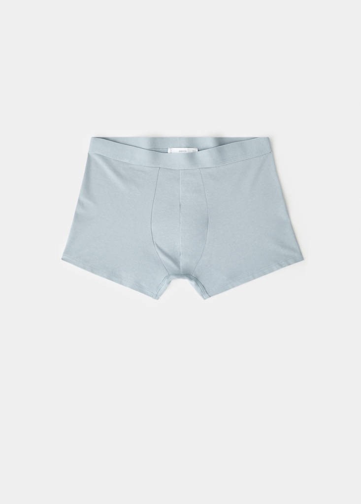 Pack of 3 cotton combination briefs — Blue