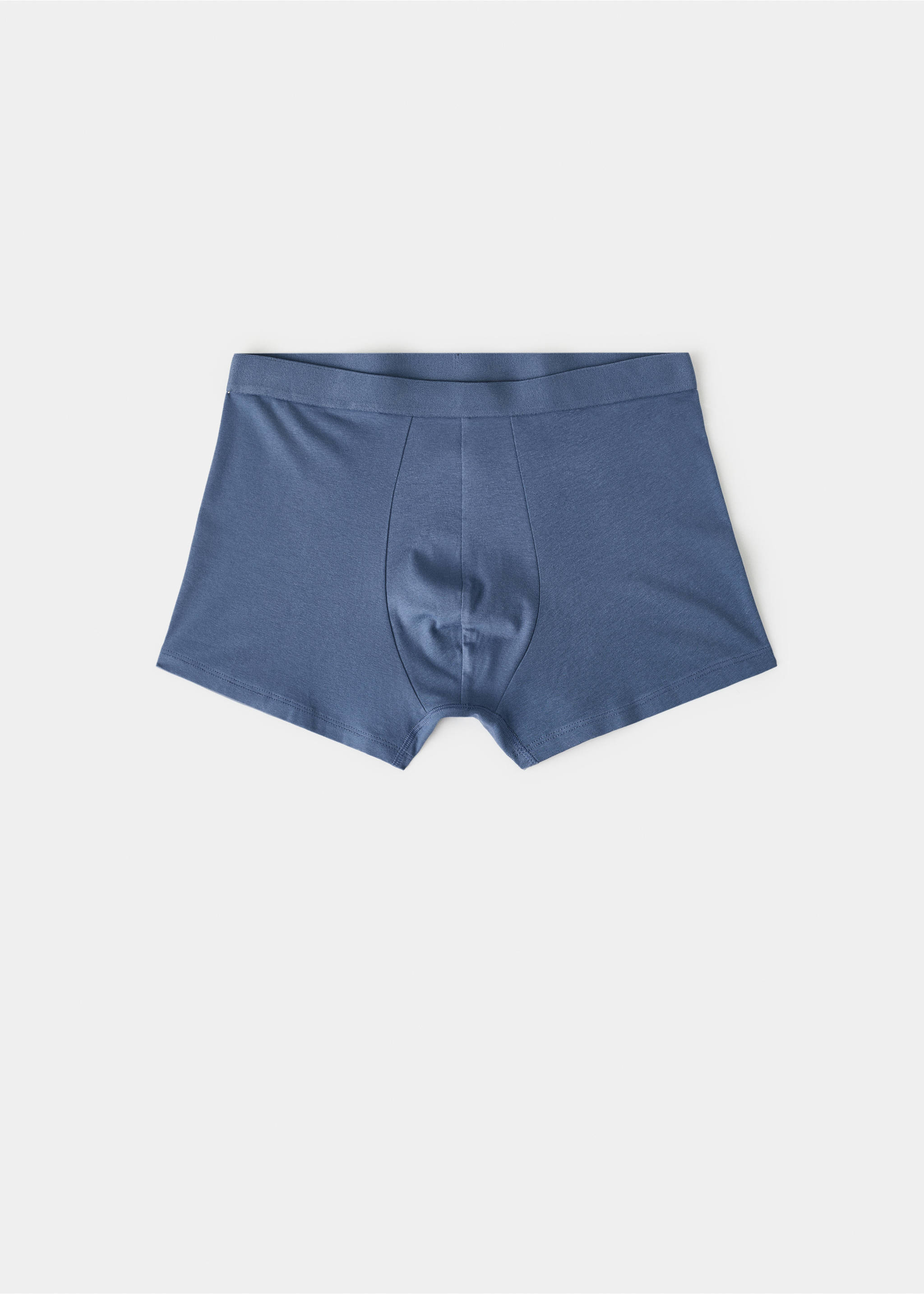 Pack of 3 cotton combination briefs - Details of the article 8, Blue. Ref: 37009809-00.