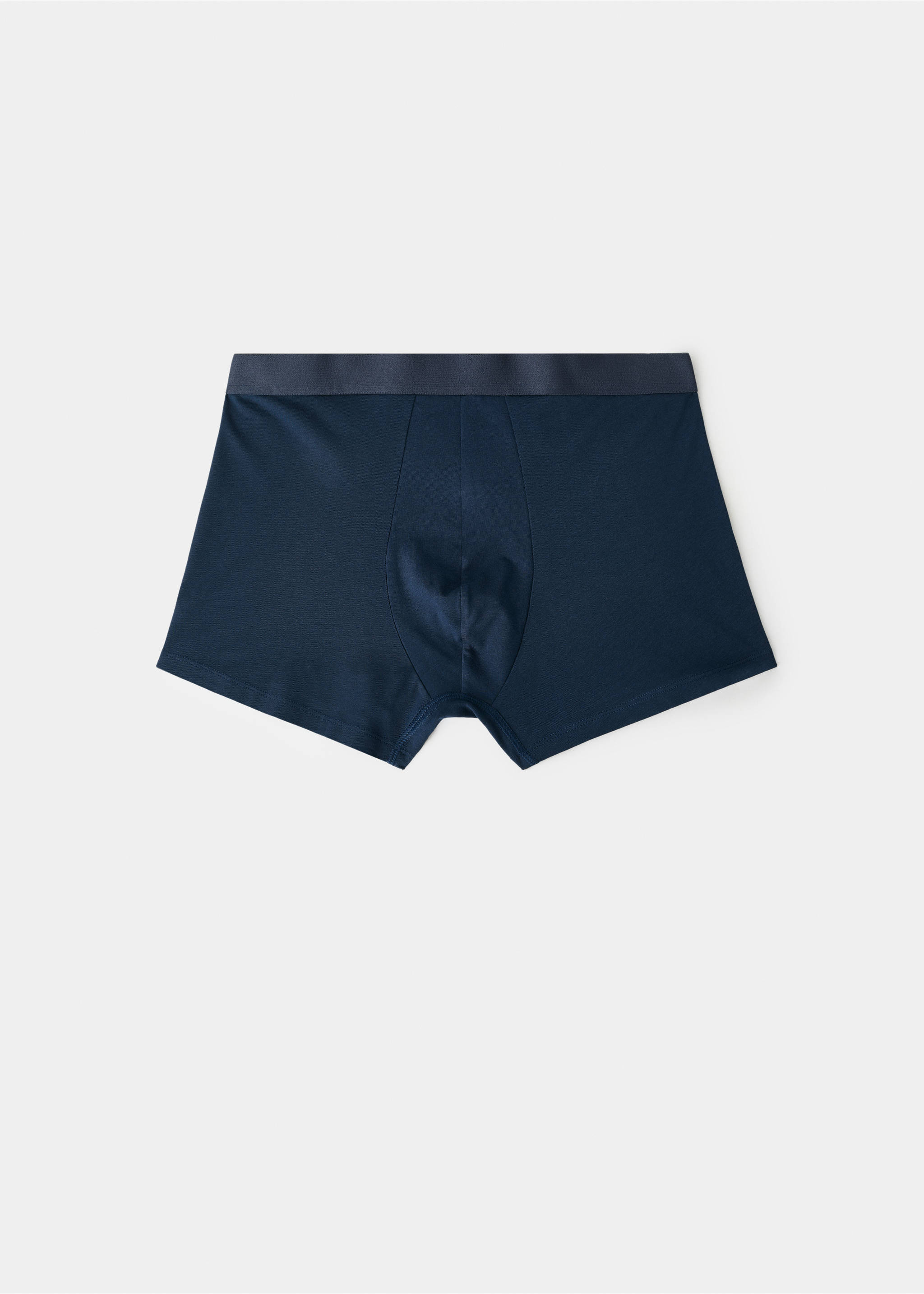 Pack of 3 cotton combination briefs - Details of the article 0, Blue. Ref: 37009809-00.