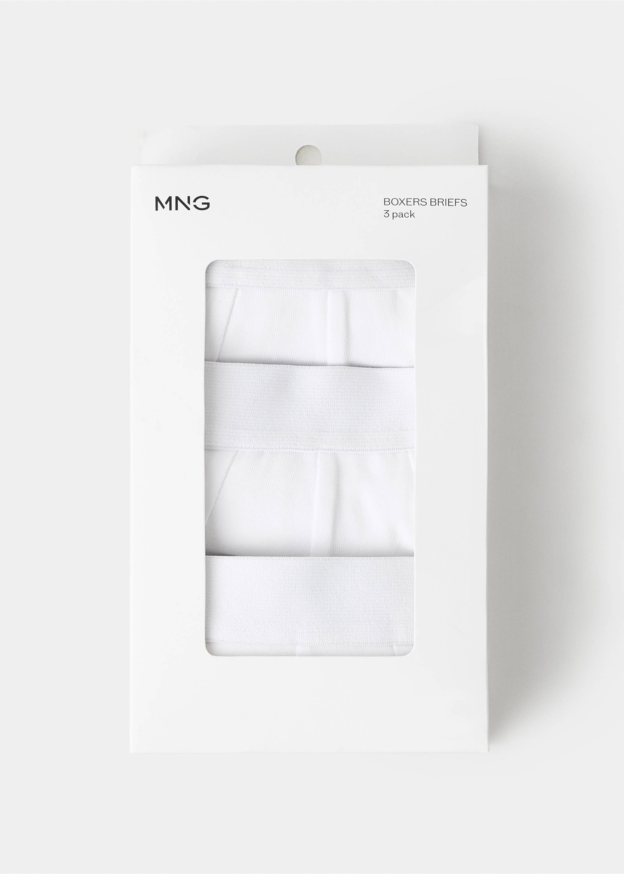 Lot 3 slips coton - Détail de l'article 0, Blanc. Ref: 37009810-00.