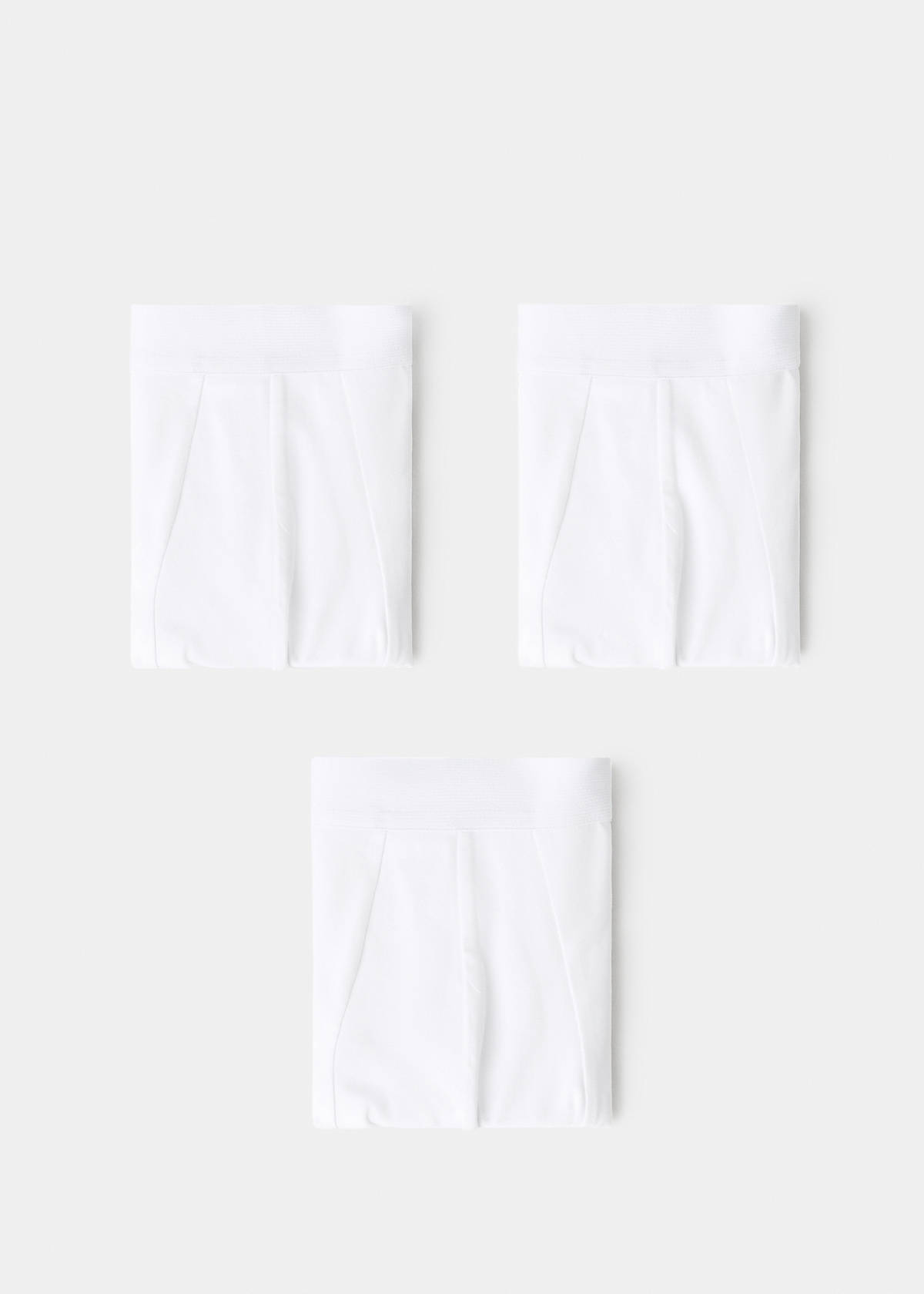 3-pack cotton underpants — White