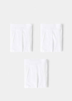 3-pack cotton underpants — White 1