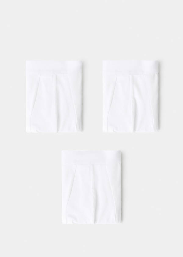 3-pack cotton underpants — White