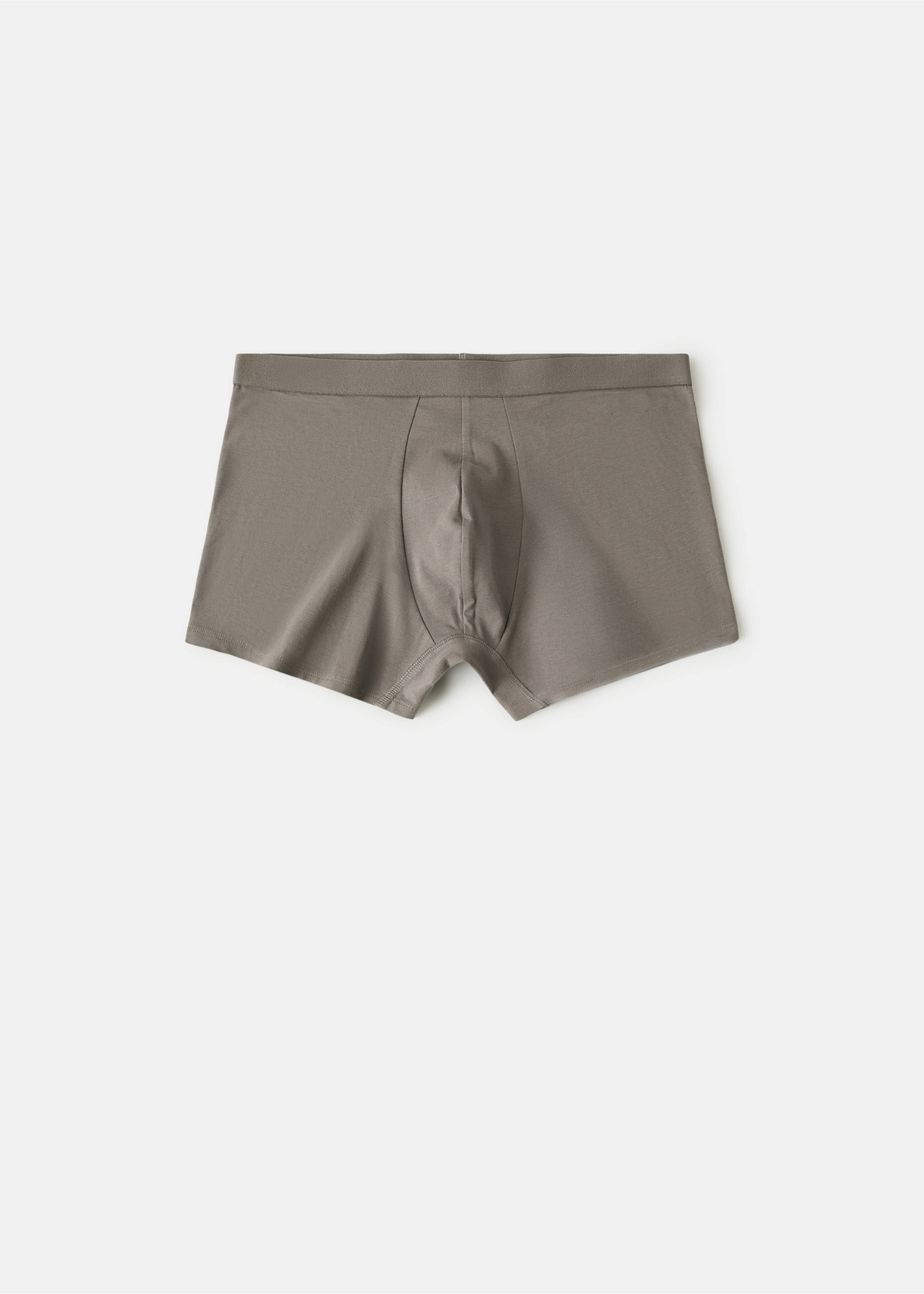 Pack of 3 cotton combination briefs - Reverse of the article, Brown. Ref: 37009811-00.