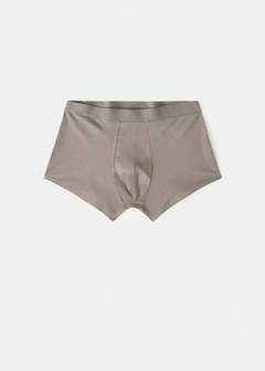 Pack of 3 cotton combination briefs — Brown 3