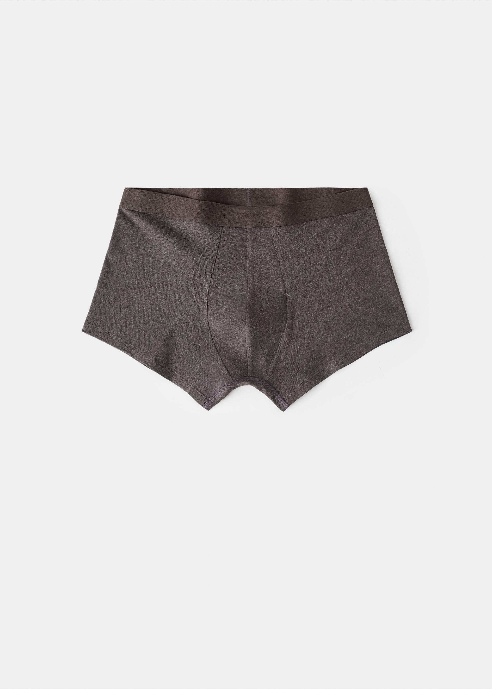 Pack of 3 cotton combination briefs - Details of the article 8, Brown. Ref: 37009811-00.
