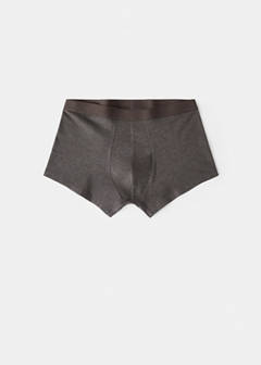 Pack of 3 cotton combination briefs — Brown 5