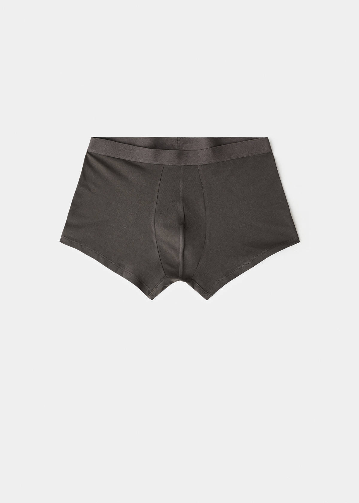 Pack of 3 cotton combination briefs — Brown