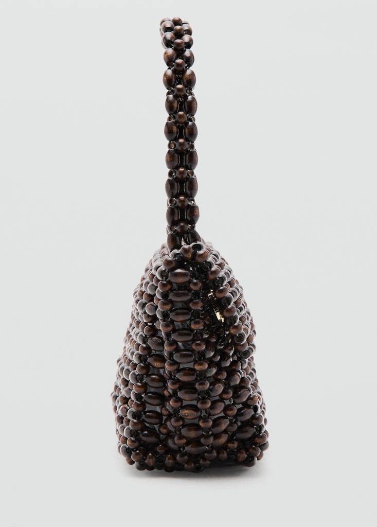 Natural fibre handbag — Chocolate