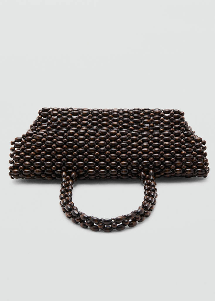 Natural fibre handbag — Chocolate