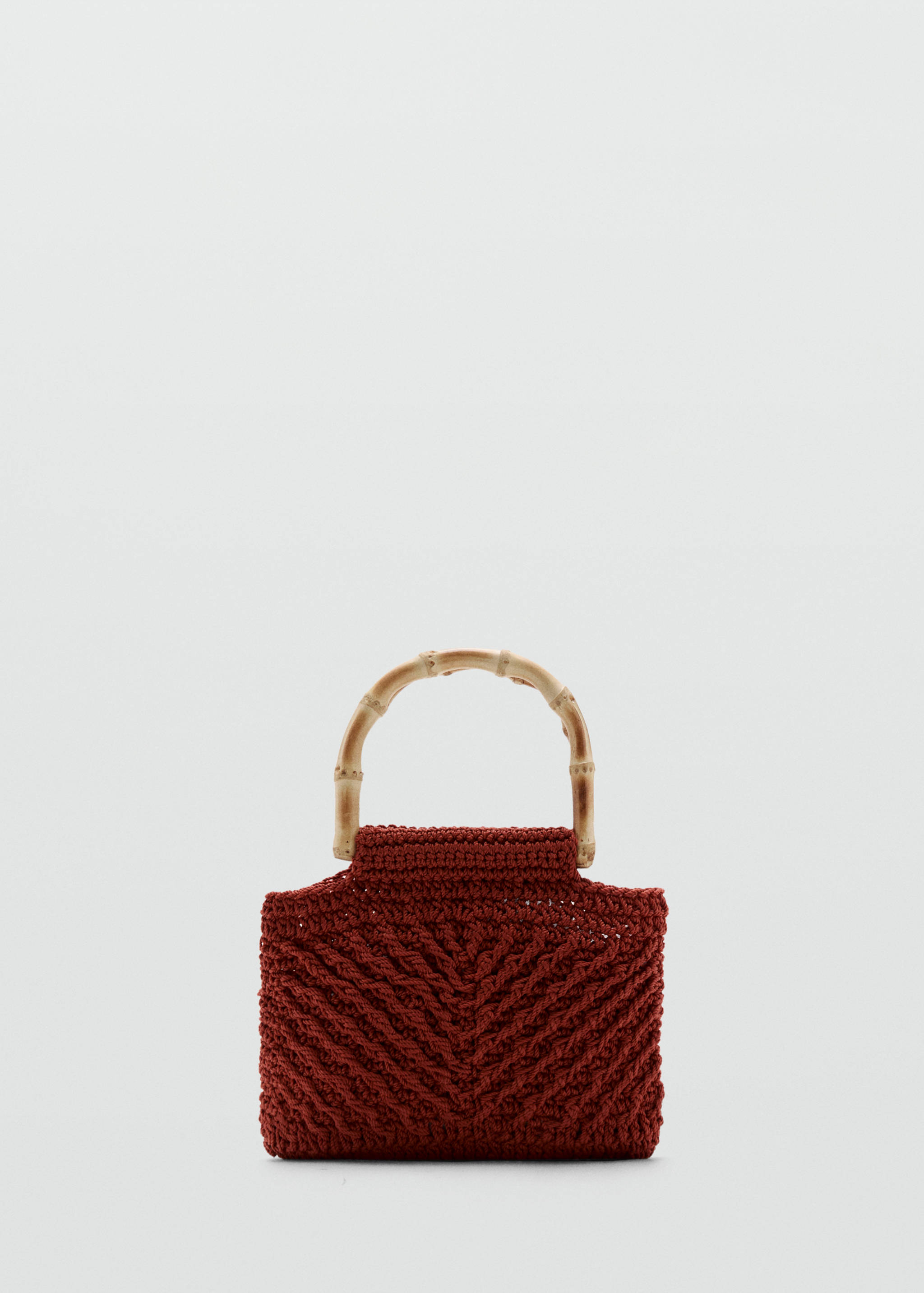 Bamboo-handled handbag - Artikel zonder model